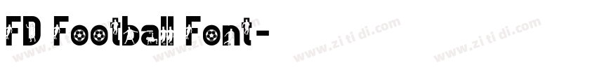 FD Football Font字体转换